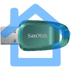 Флешка USB 256 Gb SanDisk CZ96 Ultra Eco, USB 3.2 Green
