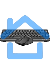 Комплект клавиатура + мышь A4Tech Fstyler FGS1110Q клав:черный/серый мышь:черный/серый USB беспроводная Multimedia