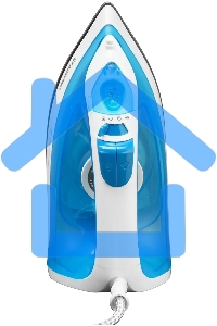 Утюг Starwind SIR2045 1800Вт голубой/белый
