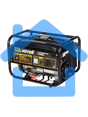 Электрогенератор бензиновый Huter DY4000LX, 3.3 кВт, 68 дБ, 42.2 кг