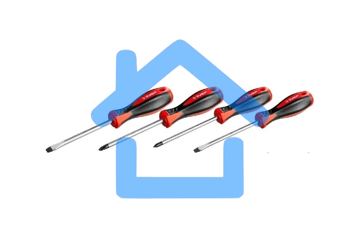 Набор отверток 4 шт ЗУБР Мастер-4