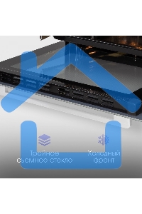 Духовой шкаф электрический Zigmund & Shtain E 168 W белый