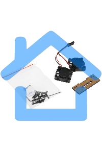 Корпус Qumo Aluminum case with black fan, Raspberry Pi 4, black(RS022)