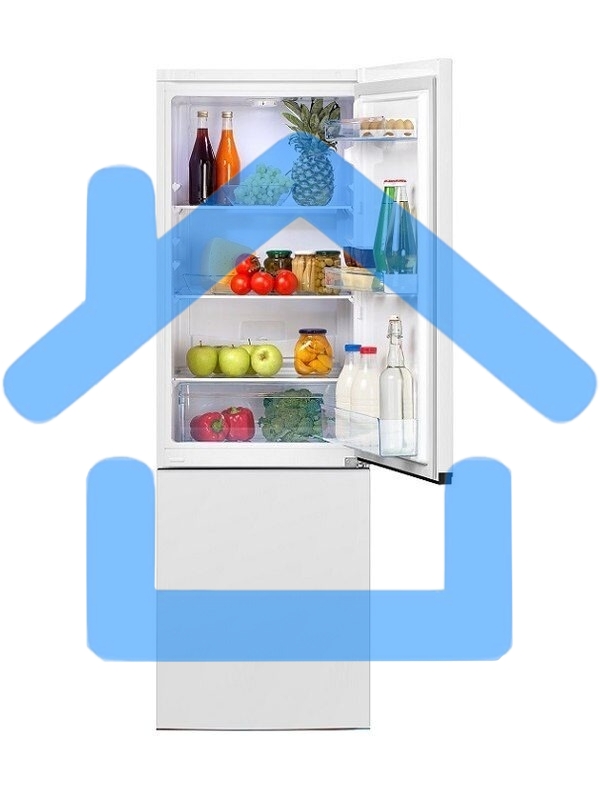 Холодильник Beko B1RCSK272W белый, двухкамерный 163/76л морозилка снизу