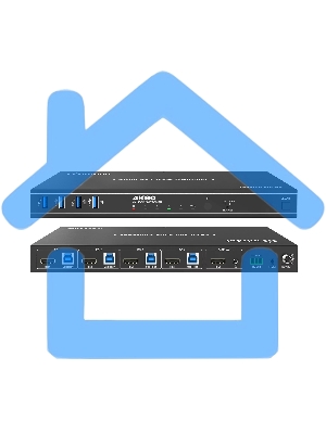 Коммутатор Infobit iSwitch 401HK 4K60 HDMI 4x1 KVM Switcher