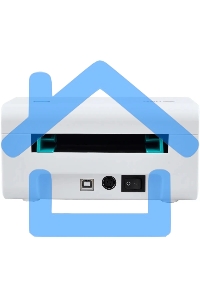 Принтер наклеек G&G GG-D420 стационарный, прямая термопечать, 203 dpi, 152 мм/сек, USB, белый