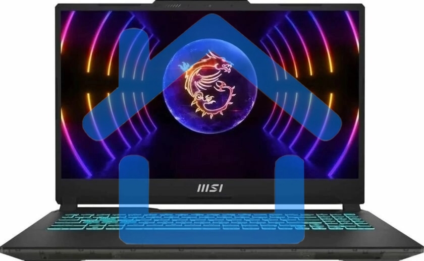 Ноутбук MSI Cyborg 15 B2RWFKG-024XRU черный Intel Core 7 240H/16Gb/SSD1Tb/RTX 5060 8Gb/15.6