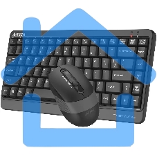 Комплект клавиатура + мышь A4Tech Fstyler FGS1110Q клав:черный/серый мышь:черный/серый USB беспроводная Multimedia