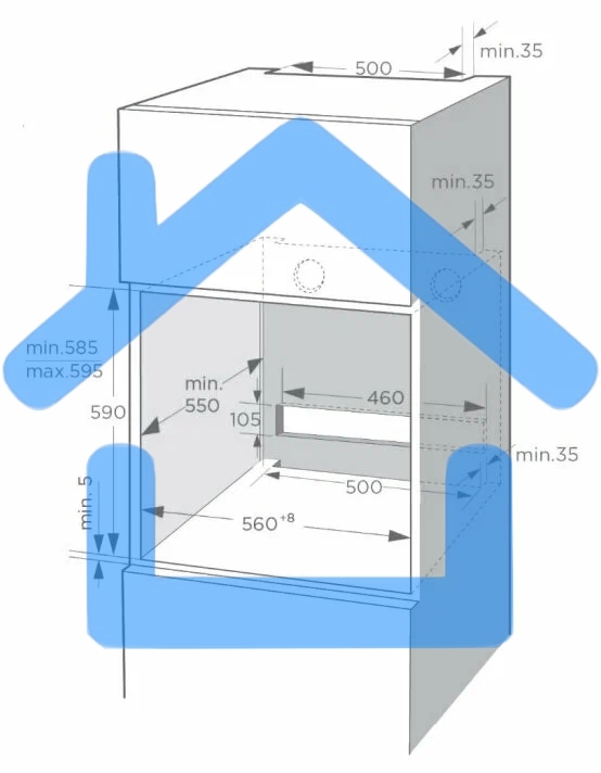 Духовой шкаф Weissgauff EOM 741 PDB Black Edition
