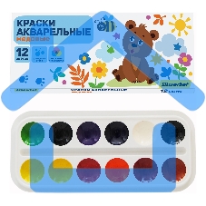 Краски акварельные Silwerhof 961139-12 Веселые друзья, медовые, 12 цветов, без кисти, картонная коробка Краски акварельные Silwerhof 961139-12 Веселые друзья, медовые, 12 цветов, без кисти, картонная коробка