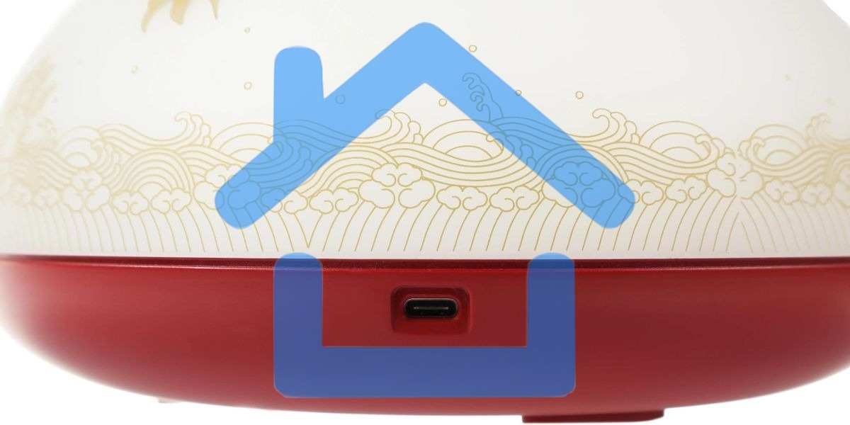 Увлажнитель-ароматизатор портативный Xiaomi (Mi) SOLOVE (H7 Forbidden City), красно-белый