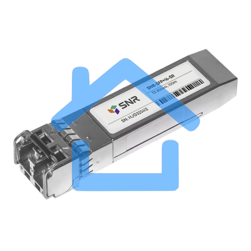 Трансивер SNR Модуль SFP+ оптический FC 16Gb, дальность до 100м (5dB), 850нм (SNR-SFP+16-SR) 