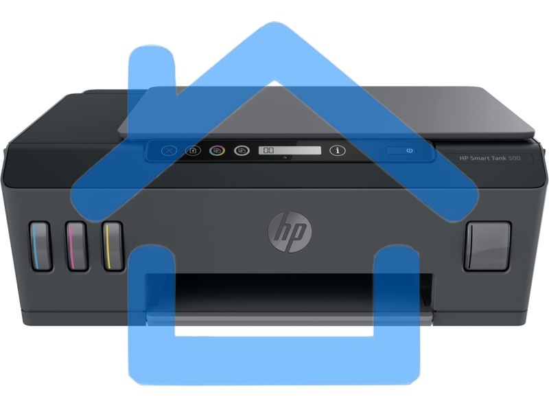 МФУ струйное HP Smart Tank 500 (4SR29A), A4, цветной, печ. до 22 стр/мин. (ч/б) до 16 стр/мин. (цвет), скан. до 8 стр/мин. (ч/б) 4 стр/мин. (цвет), 1200x1200dpi, USB