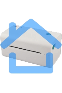 Принтер наклеек G&G GG-D420 стационарный, прямая термопечать, 203 dpi, 152 мм/сек, USB, белый