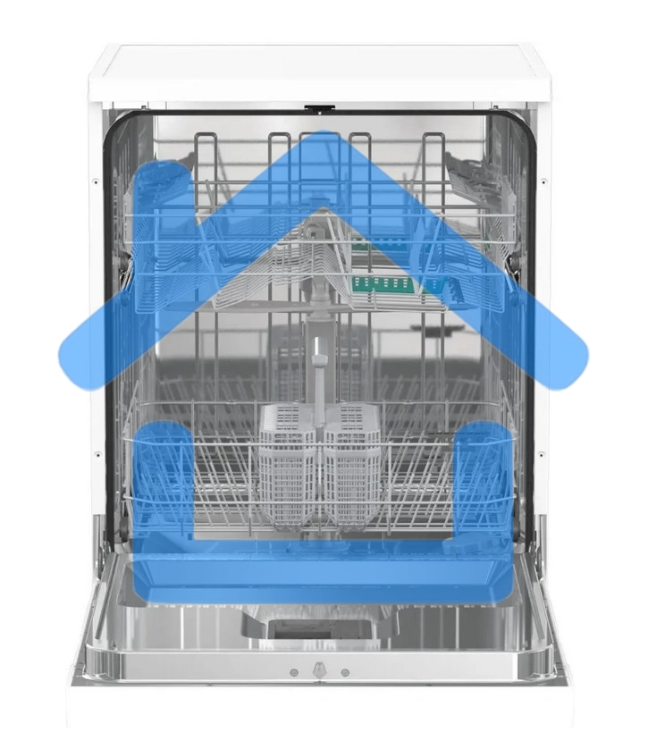 Встраиваемая посудомоечная машина Gorenje GS642E90W, белая, 59.9 см, 13 компл., 47 дБ, класс A++