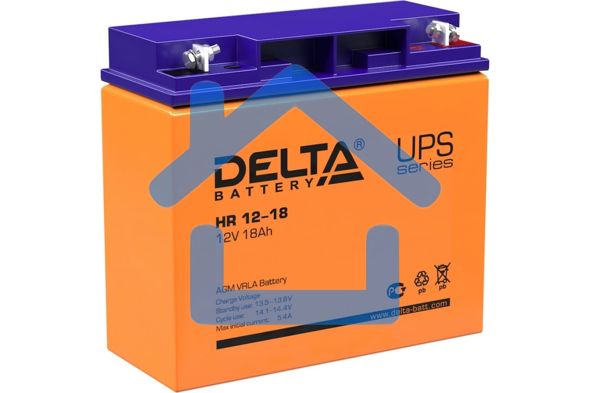 Батарея Delta HR 12-18 (12V, 18Ah)