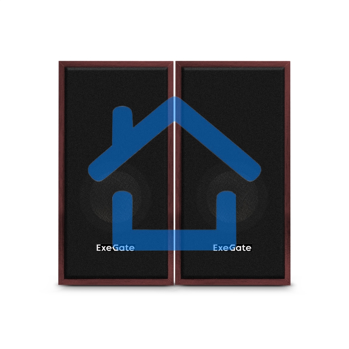 Акустическая система 2.0 ExeGate EX287059RUS Tango 314 (питание USB, 2х3Вт (12 Вт RMS), 80-20000Гц, темное дерево)