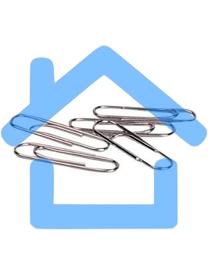 Скрепки Deli E0025 металл 29мм (упаковка: 100шт) пластиковая коробка