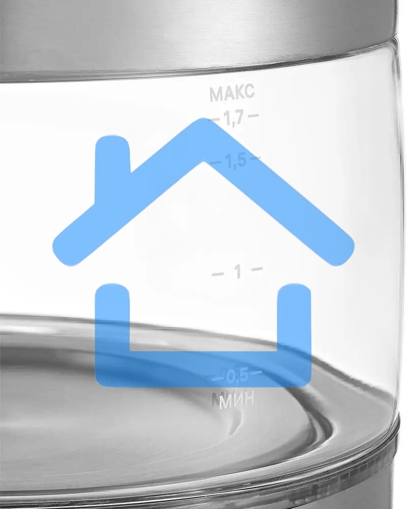 Чайник электрический Kitfort КТ-6172 1.7л. 2200Вт нержавеющая сталь корпус: стекло/металл