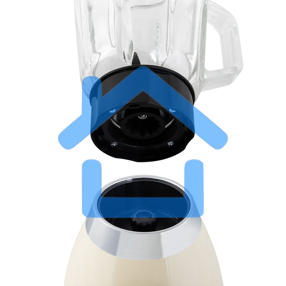 Блендер стационарный ENDEVER Sigma-209 бежевый, 800 Вт, 1,5 л, 2 скорости