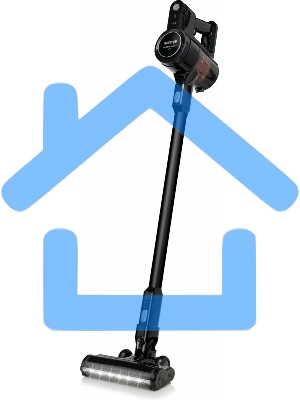 Пылесос вертикальный Gorenje SVC216FMLBKII черный, питание от аккумулятора, 121 Вт, уборка сухая, пылесборник 0.5 л, работа от АКБ max - 45 мин