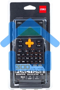 Калькулятор научный Deli E1720-black черный 12-разр.