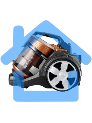 Пылесос Centek CT-2543 серый/бронзовый, 450/2400 Вт, уборка сухая, пылесборник контейнер, 3 л