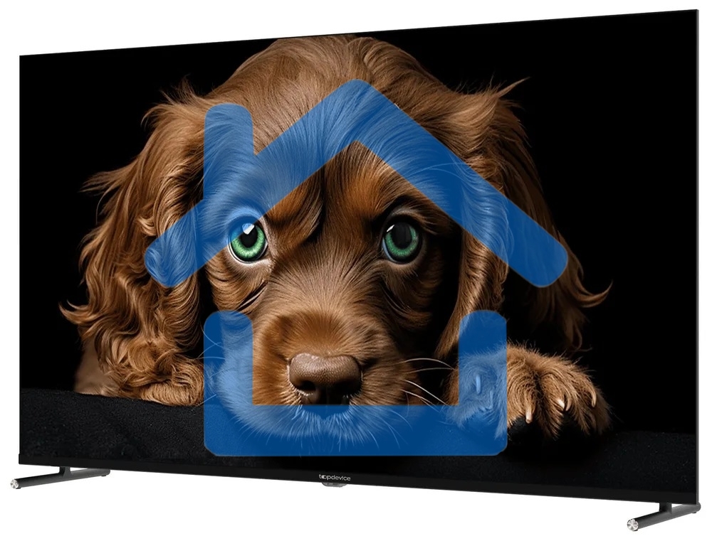Телевизор Topdevice 50'' TDTV50CQ08U черный A-QLED UHD 60Hz Smart 2/8ГБ