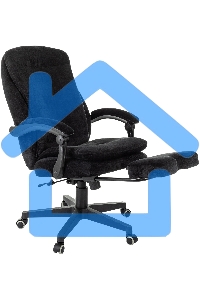 Кресло руководителя Бюрократ T-9950MSG-F Fabric черный Light-20, крестов. пластик, подст. для ног