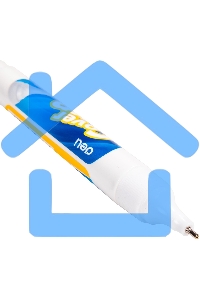 Ручка корректор Deli E7286 шариковый белый 8мл