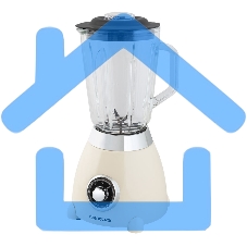 Блендер стационарный ENDEVER Sigma-209 бежевый, 800 Вт, 1,5 л, 2 скорости