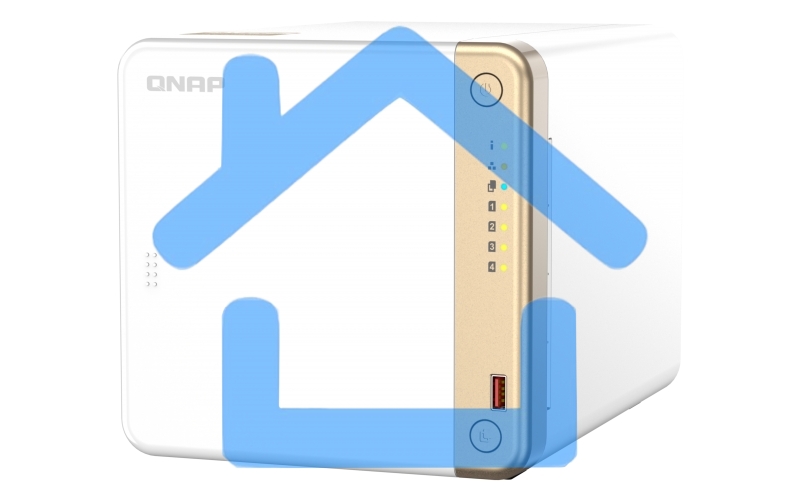 Сетевое хранилище NAS Qnap Original TS-462-4G 4-bay настольный Celeron N4505