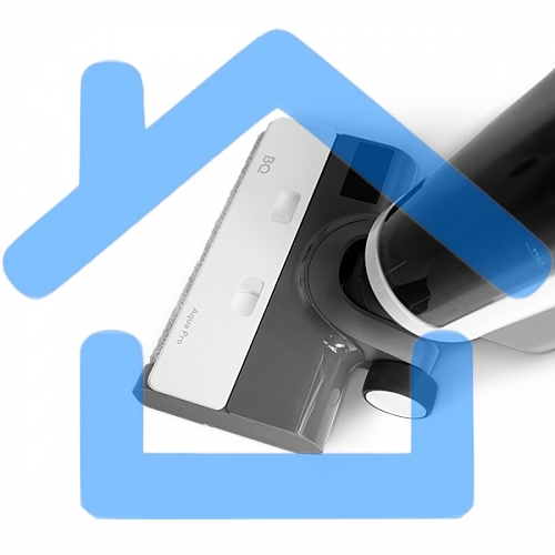 Моющий пылесос вертикальный BQ VCA1002W белый, питание от аккумулятора, 200 Вт, уборка влажная и сухая, пылесборник 0.75 л, бак для жидкости 0.85 л, работа от АКБ max 45 мин