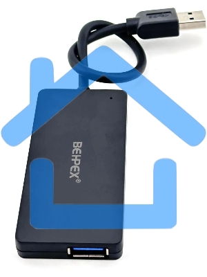 Разветвитель USB 3.0 BPH-3013 4порт. черный