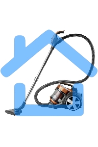 Пылесос Centek CT-2543 серый/бронзовый, 450/2400 Вт, уборка сухая, пылесборник контейнер, 3 л