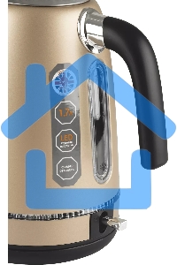 Чайник электрический LEONORD LE-1503 1,7 л, 2200 Вт, нержавейка, бронзовый