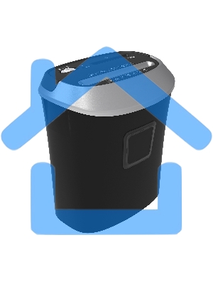 Уничтожитель бумаг Deli E9948, Shred capacity: 10 sheets; Shred size: 5*38мм; Security level: 3