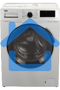 Стиральная машина Beko WSPE6H616S (7322610002) серебристый, загрузка фронтальная 6,5 кг, 1200 об/мин., класс: А++