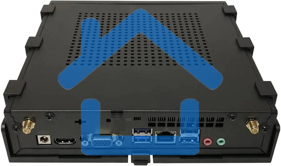 Компьютер IRU Опал 312 slim PG G6405 (4.1) 8Gb SSD256Gb UHDG 610 Free DOS GbitEth 90W черный (2057721)