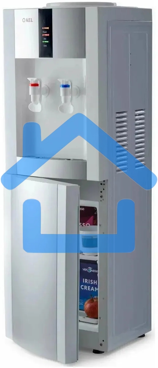 Кулер AEL LD-AEL-47c напольный электронный белый/серебристый