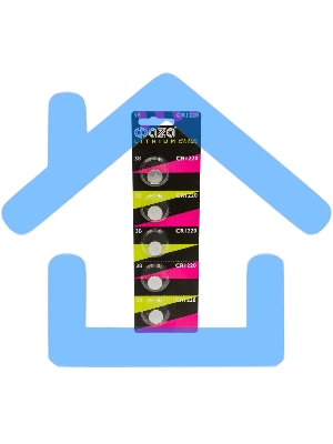 Элемент питания литиевый CR1220 3В BL-5 (блист.5шт) ФАZА 5027886