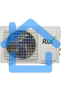 Кондиционер сплит-система настенного типа RIX LITE I/O-W07MB 7000 BTU, 21 м², 23 дБ, охлаждение, обогрев, осушение, белый