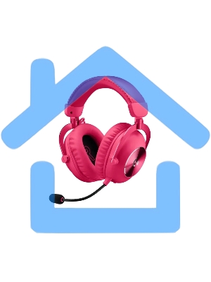 Игровая беспроводная гарнитура Logitech G Pro X 2 Wireless, розовый 981-001275