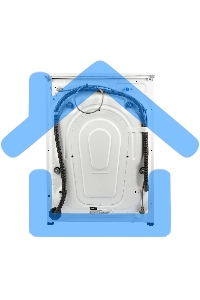 Стиральная машина Smile SWMSW12W1400 белый-черный, загрузка фронтальная 12 кг, 1400 об/мин, класс: А+++