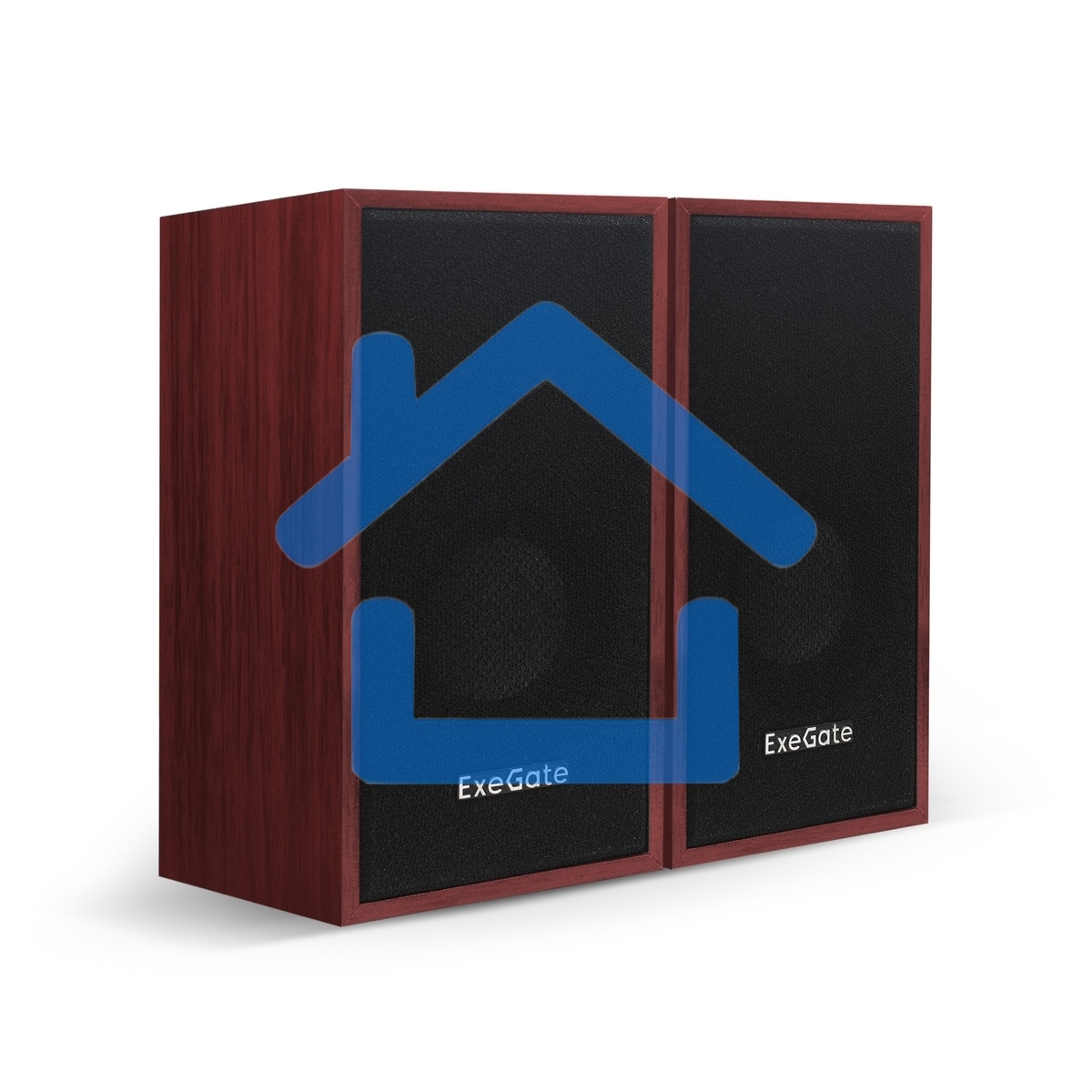 Акустическая система 2.0 ExeGate EX287059RUS Tango 314 (питание USB, 2х3Вт (12 Вт RMS), 80-20000Гц, темное дерево)