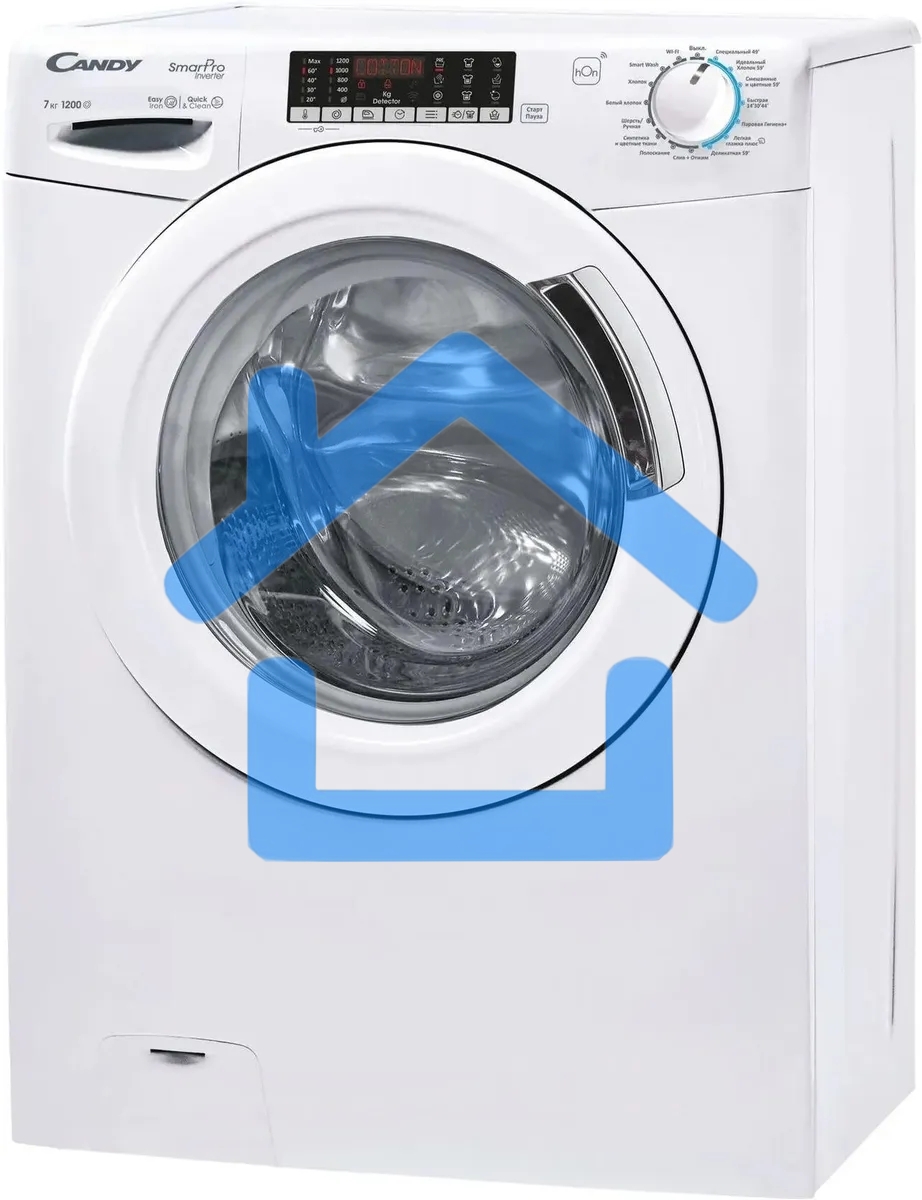 Стиральная машина Candy Smart Pro Inverter CSO4 276TWM-07 белый, загрузка фронтальная 7 кг, 1200 об/мин., класс: А