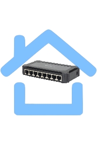 Коммутатор Unmanaged Switch 8x1000Base-T, plastic case
