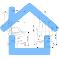 Кресло руководителя Бюрократ T-9932Walnut черный, эко.кожа, крестов. металл/дерево