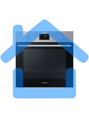 Духовой шкаф электрический Samsung NV68A1145RS/WT Встраиваемый