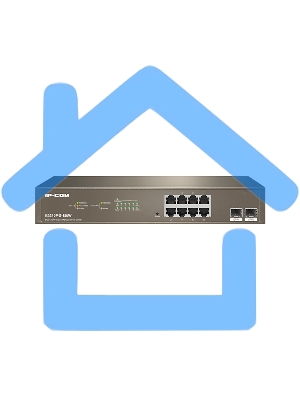 Коммутатор IP-COM G3310P-8-150W PoE с облачным управлением 8GE+2SFP